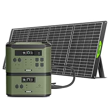 EENOUR ポータブル電源 F2000 グリーン【期間限定特別価格】 EENOUR 2023年看板商品 バッテリー拡張型ポータブル電源 F2000が